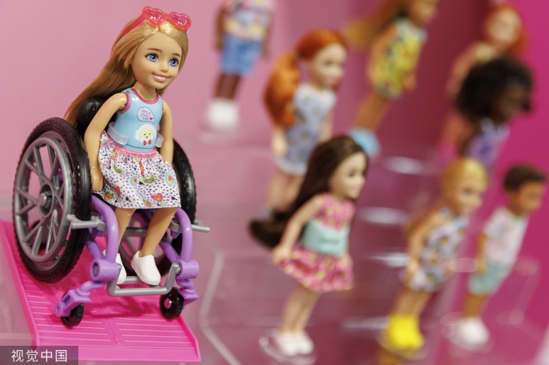 外媒美国美泰玩具公司推出唐氏综合征芭比娃娃